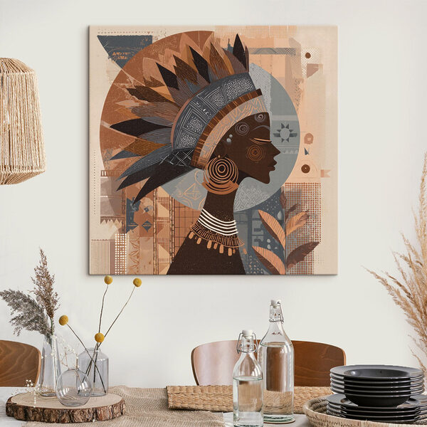 Woman in a headdress Woman in a headdress