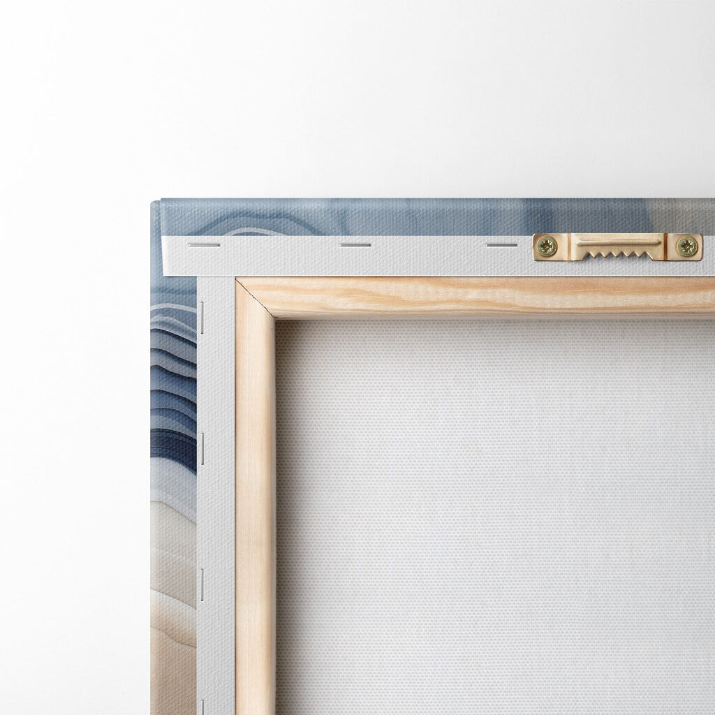 Waves of calming blue and beige Waves of calming blue and beige