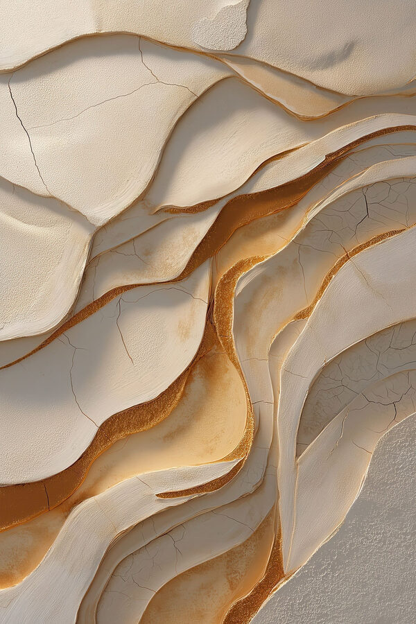 Waves of layered texture and color