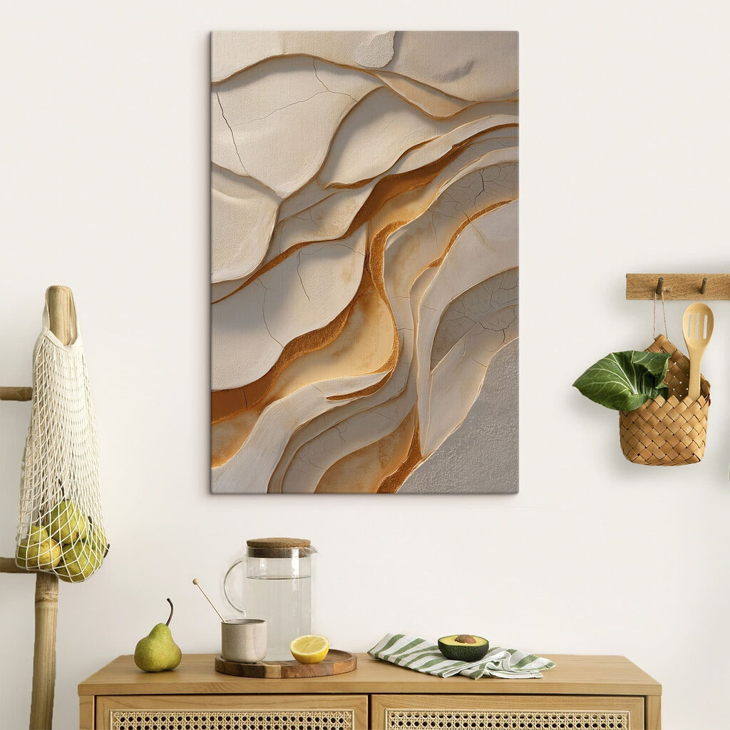 Waves of layered texture and color