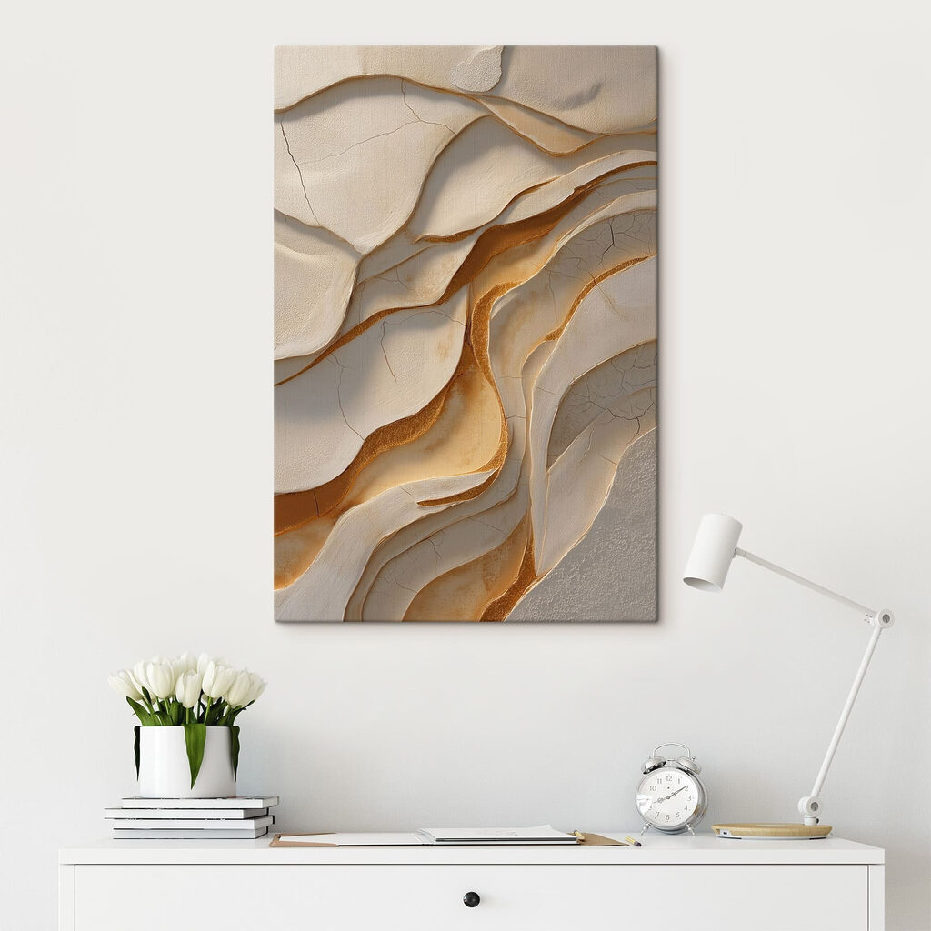 Waves of layered texture and color