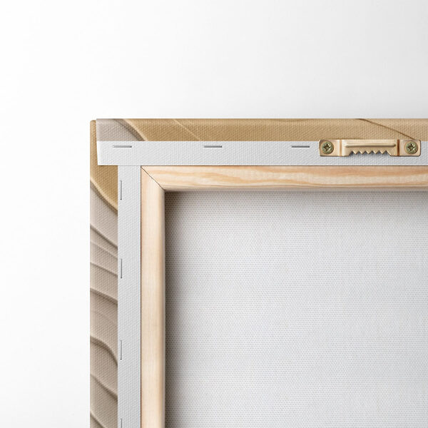 - Elegant waves of creamy hues - Elegant waves of creamy hues