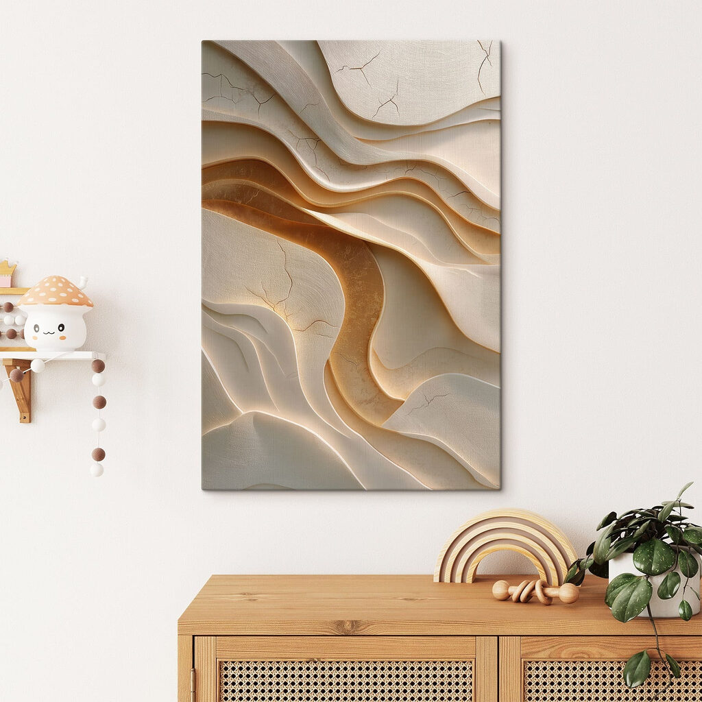 Waves of texture and subtle color
