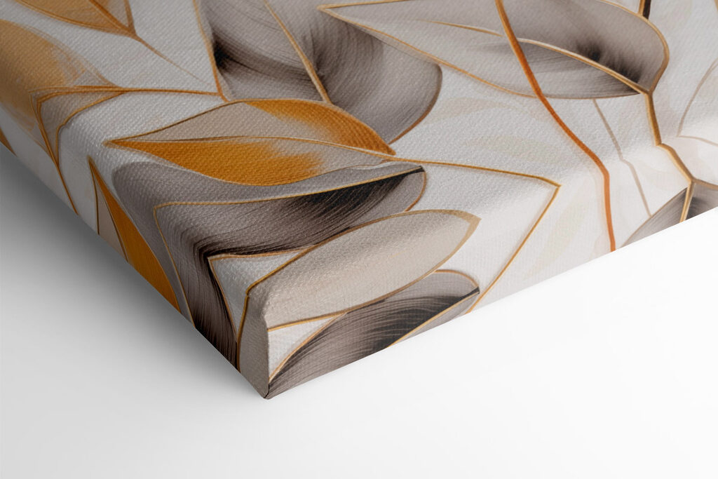 Nature-inspired design with delicate leaves