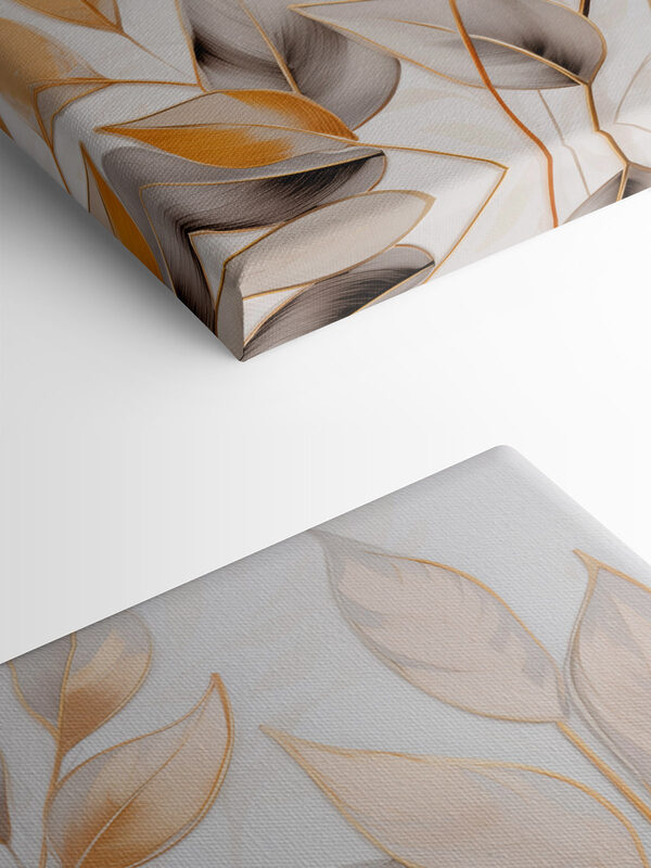 Nature-inspired design with delicate leaves