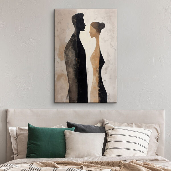 Painting of a man and woman