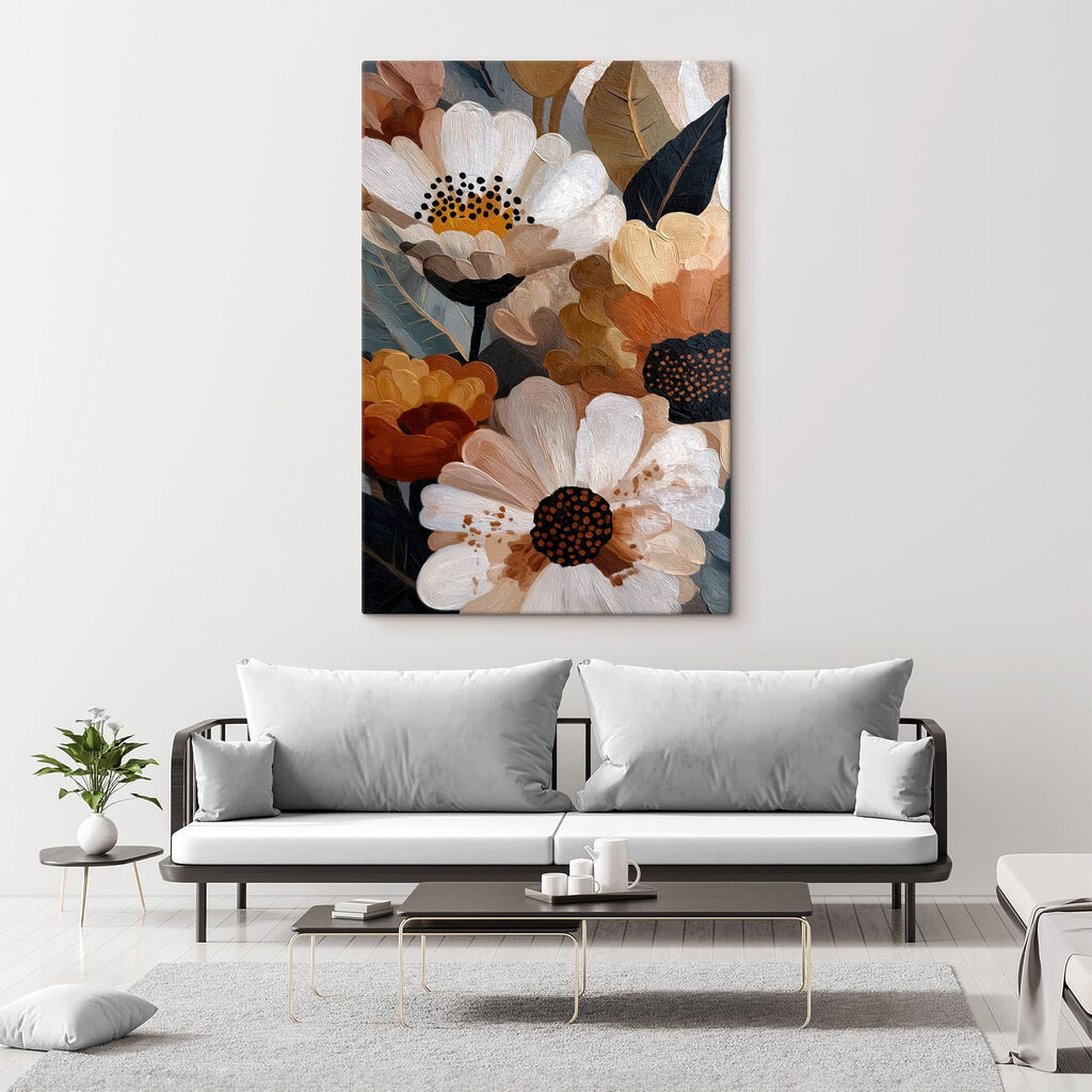 Vibrant blossoms in warm hues Vibrant blossoms in warm hues