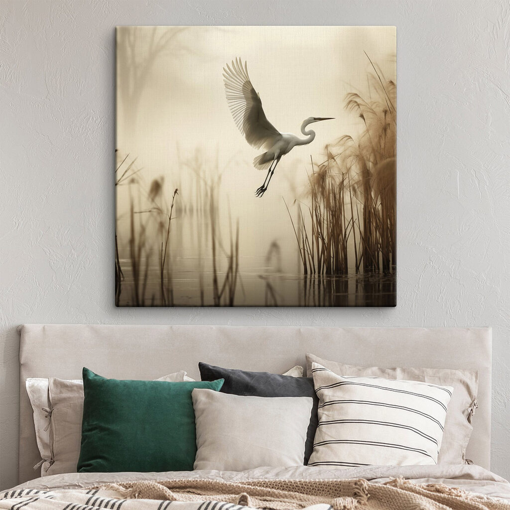 Bird flying over water Bird flying over water