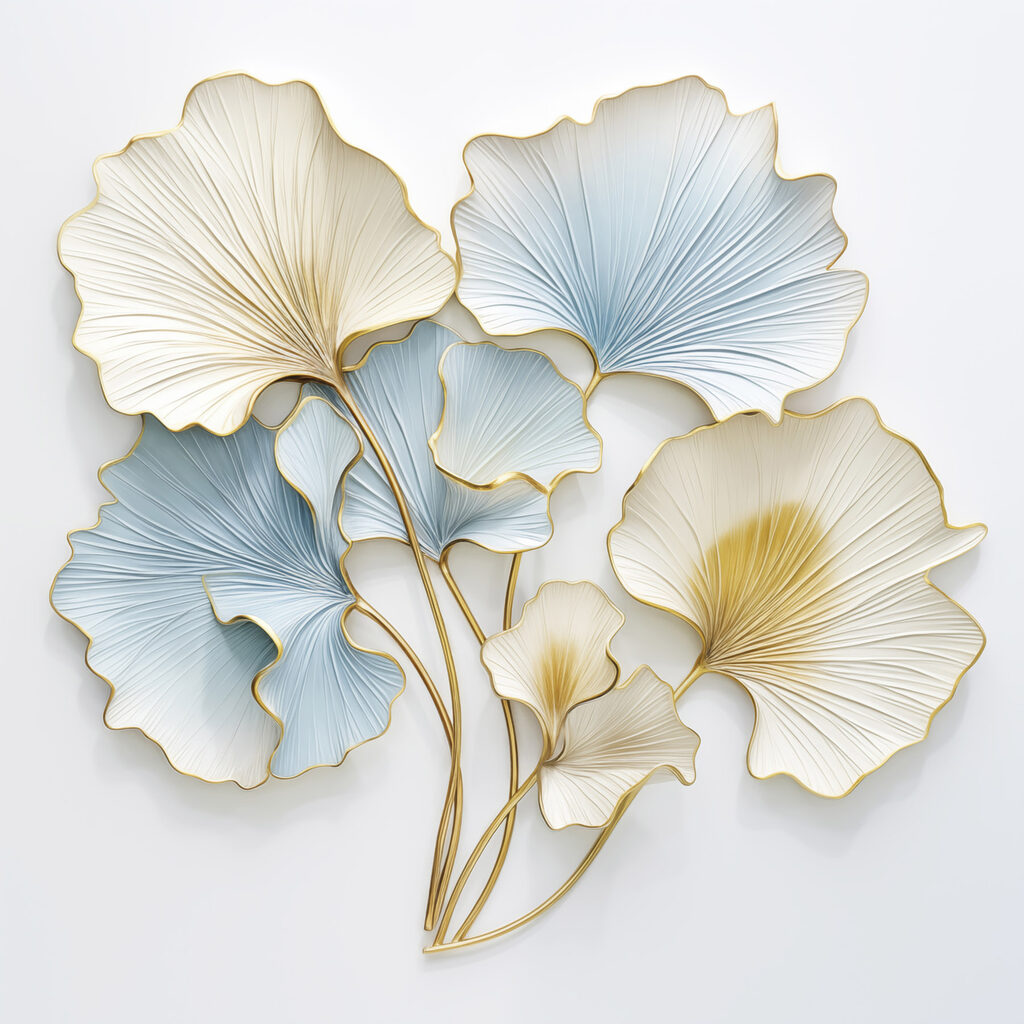 Wall art of leaves Wall art of leaves