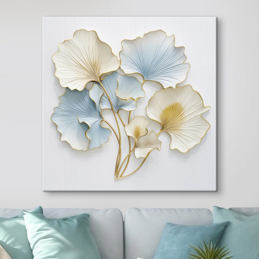 Wall art of leaves Wall art of leaves