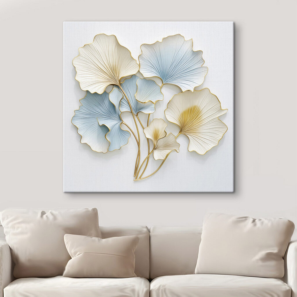 Wall art of leaves Wall art of leaves