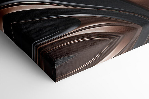 Flowing lines in contrasting tones Flowing lines in contrasting tones