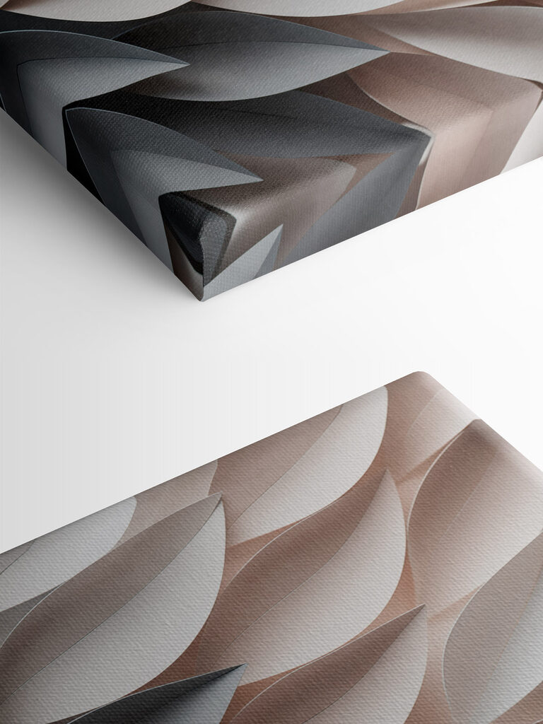 Gentle curves in soft colors Gentle curves in soft colors