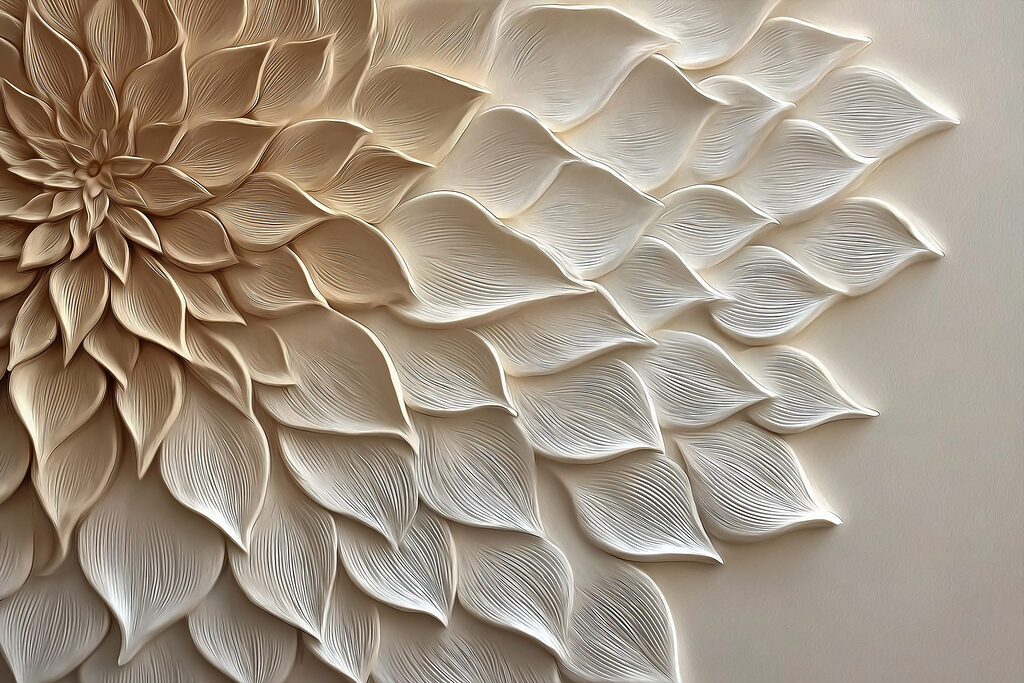 Elegant floral design in soft tones