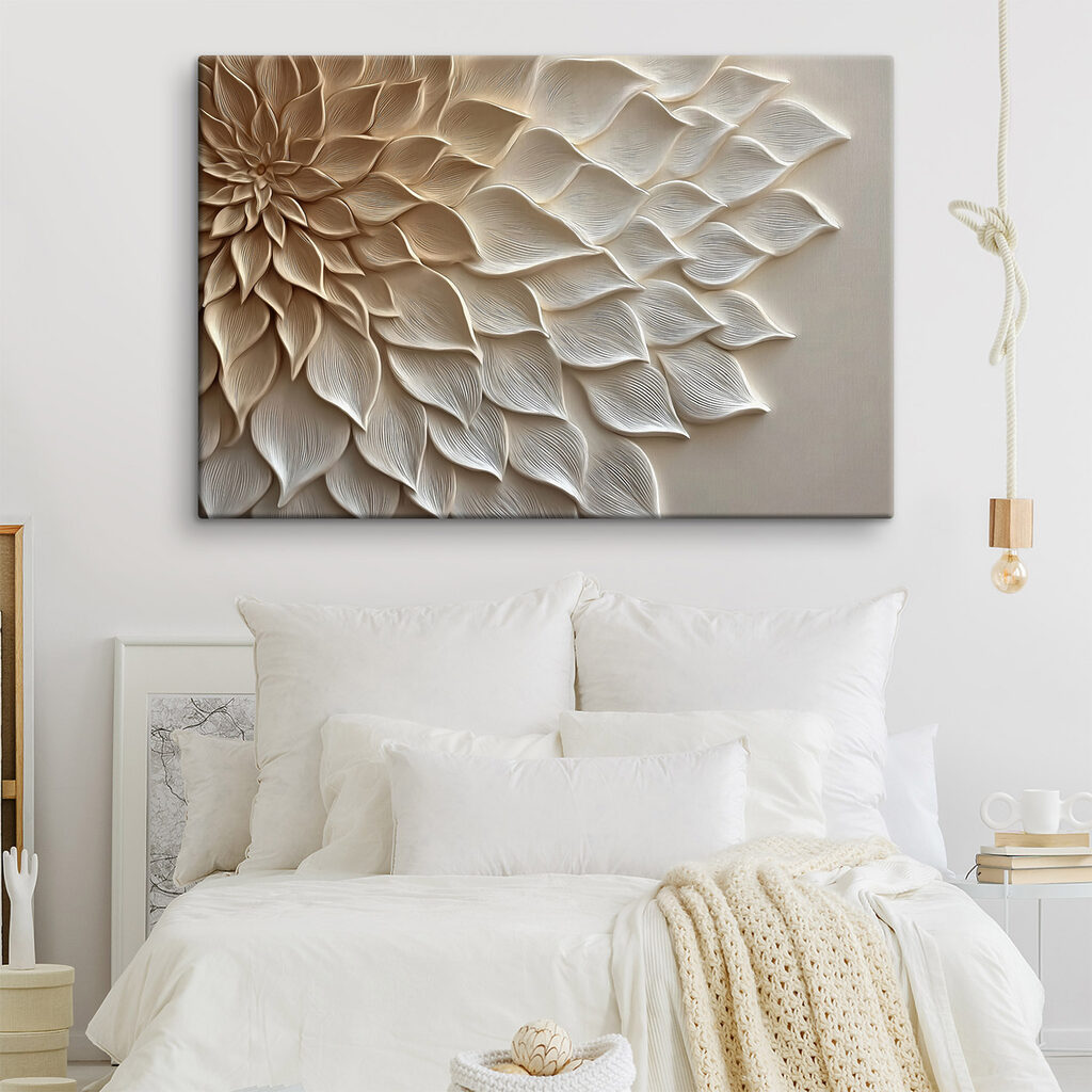 Elegant floral design in soft tones