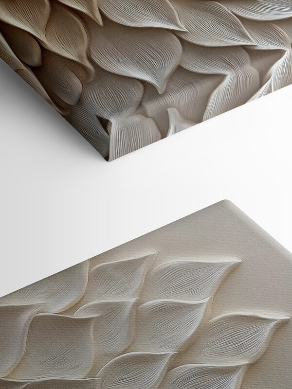 Elegant floral design in soft tones
