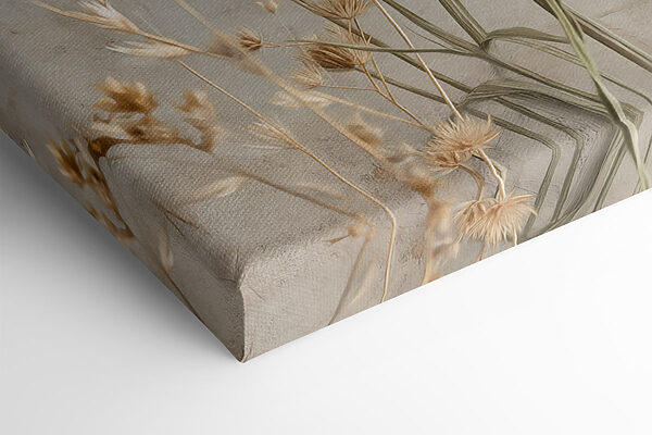 Dried blooms against a soft backdrop