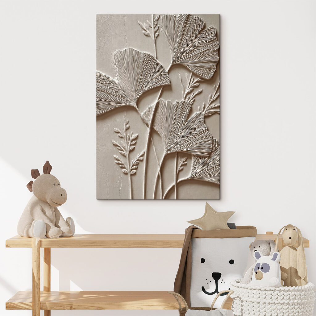 Nature-inspired wall relief design Nature-inspired wall relief design