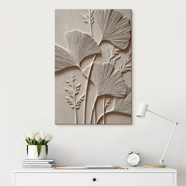Nature-inspired wall relief design Nature-inspired wall relief design