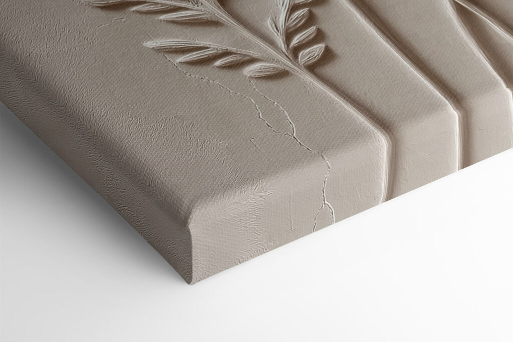 Nature-inspired wall relief design Nature-inspired wall relief design