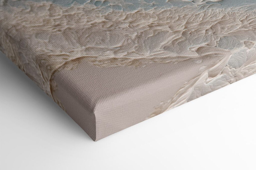 Waves dancing on textured canvas Waves dancing on textured canvas