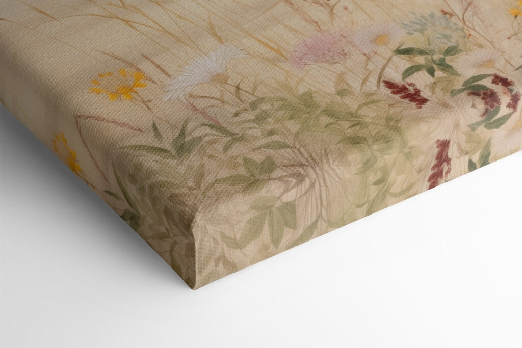 Painting of flowers and grass Painting of flowers and grass