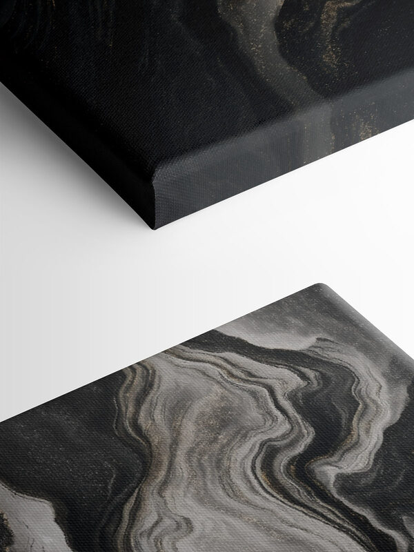 Black and white marbled surface Black and white marbled surface