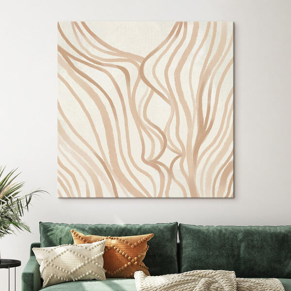 Flowing lines in soft neutral tones Flowing lines in soft neutral tones