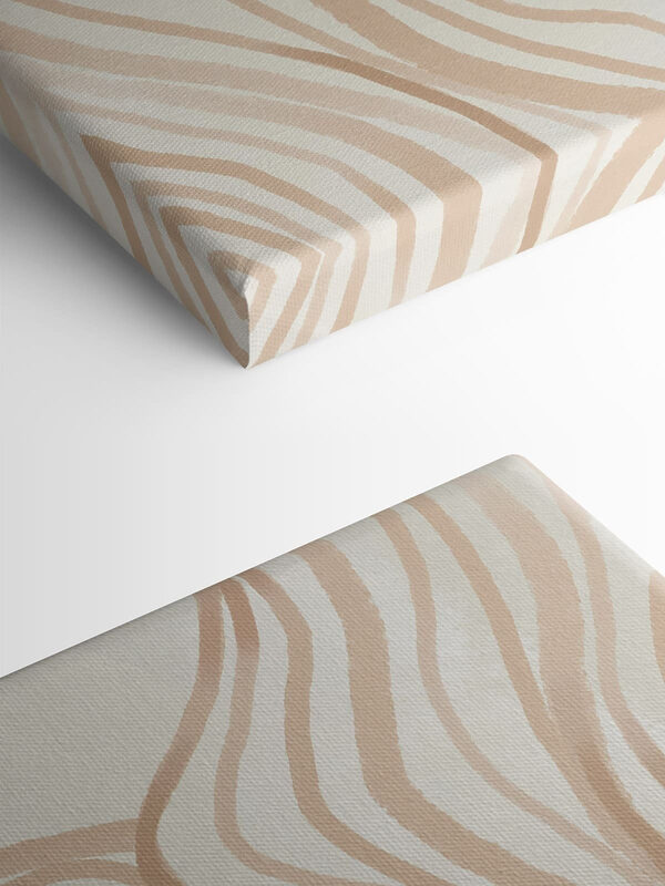 Flowing lines in soft neutral tones Flowing lines in soft neutral tones