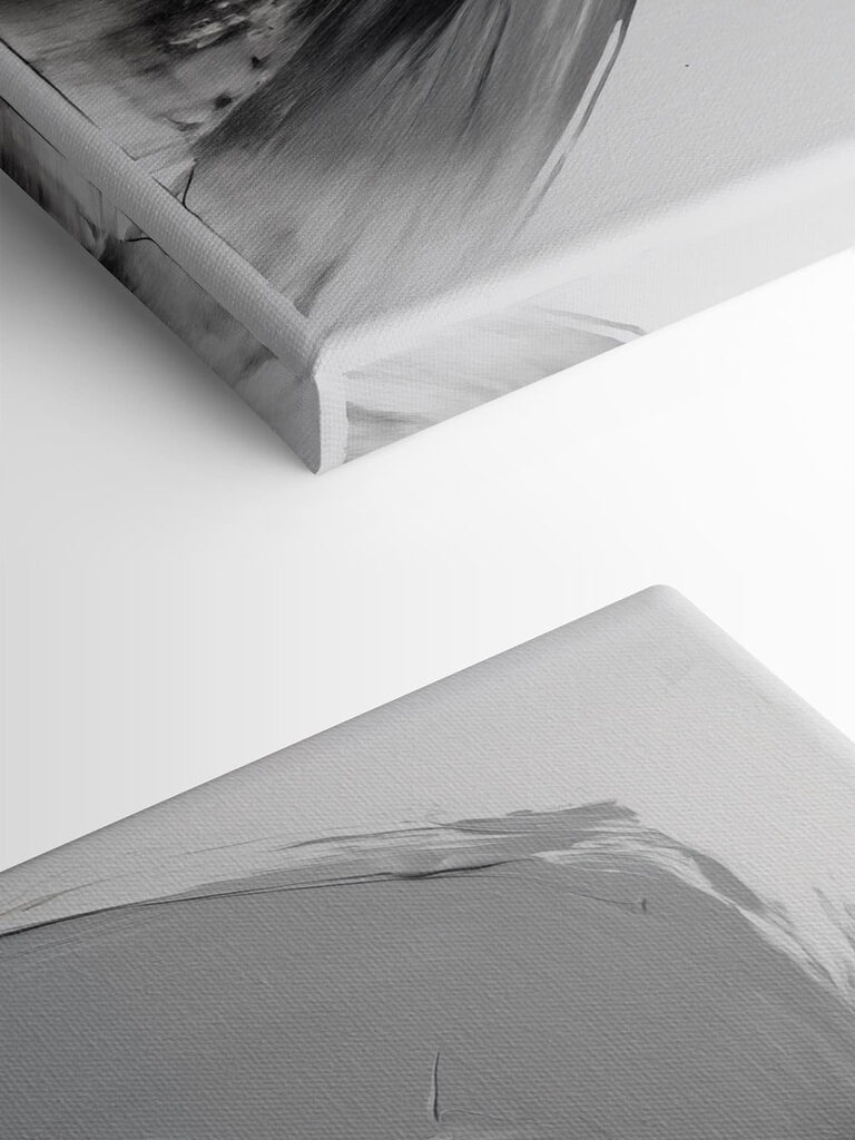 Black and white painting