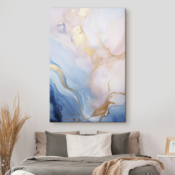 Flowing hues of soft pastels