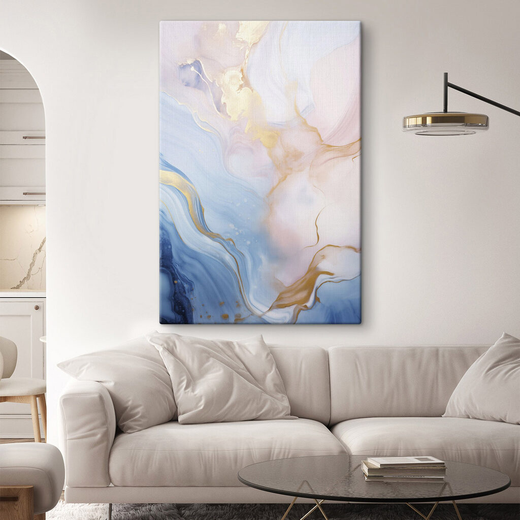 Flowing hues of soft pastels