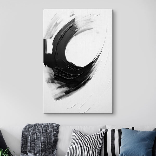 Black and white painting Black and white painting