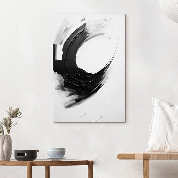 Black and white painting Black and white painting