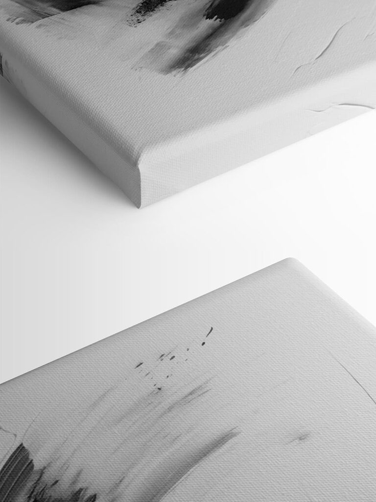 Black and white painting Black and white painting