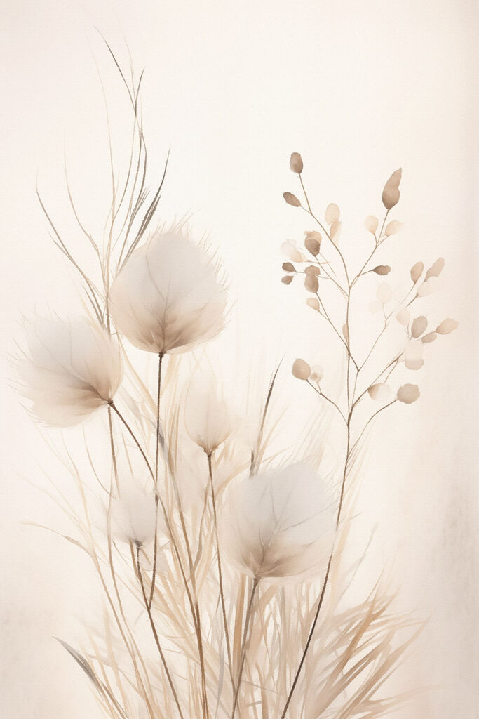 Delicate flora in soft hues Delicate flora in soft hues
