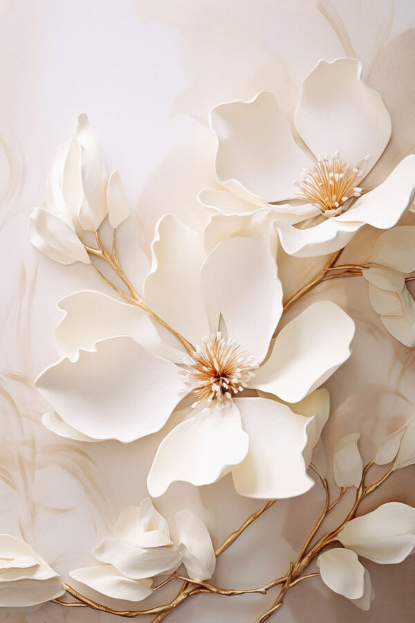 Delicate florals in soft hues Delicate florals in soft hues