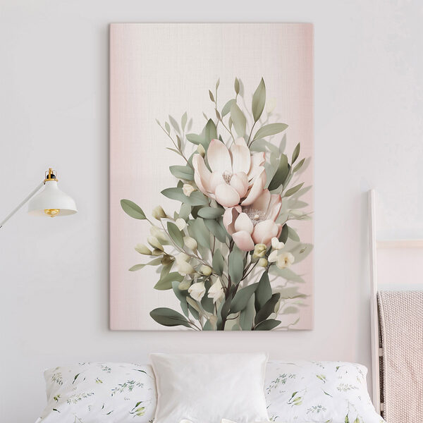 Delicate blooms in soft pastel hues Delicate blooms in soft pastel hues