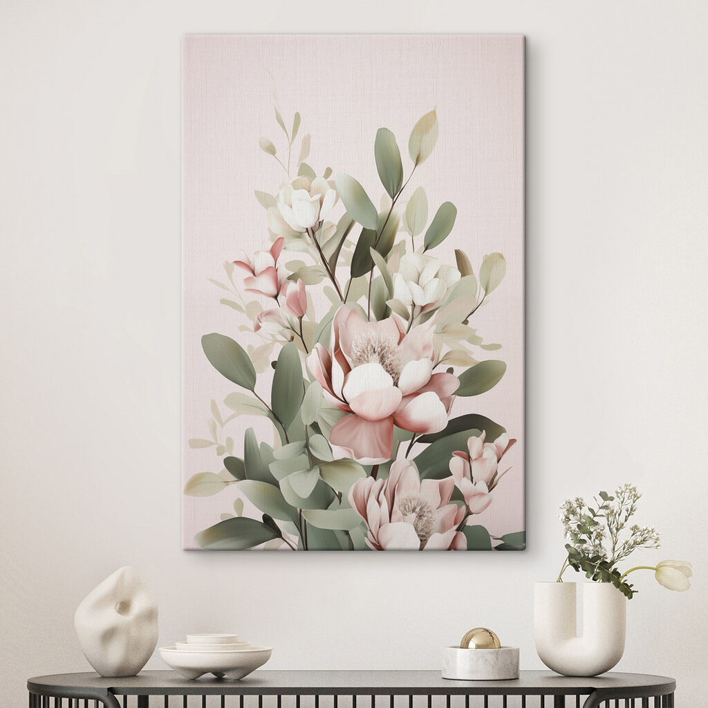 Soft blooms in gentle hues