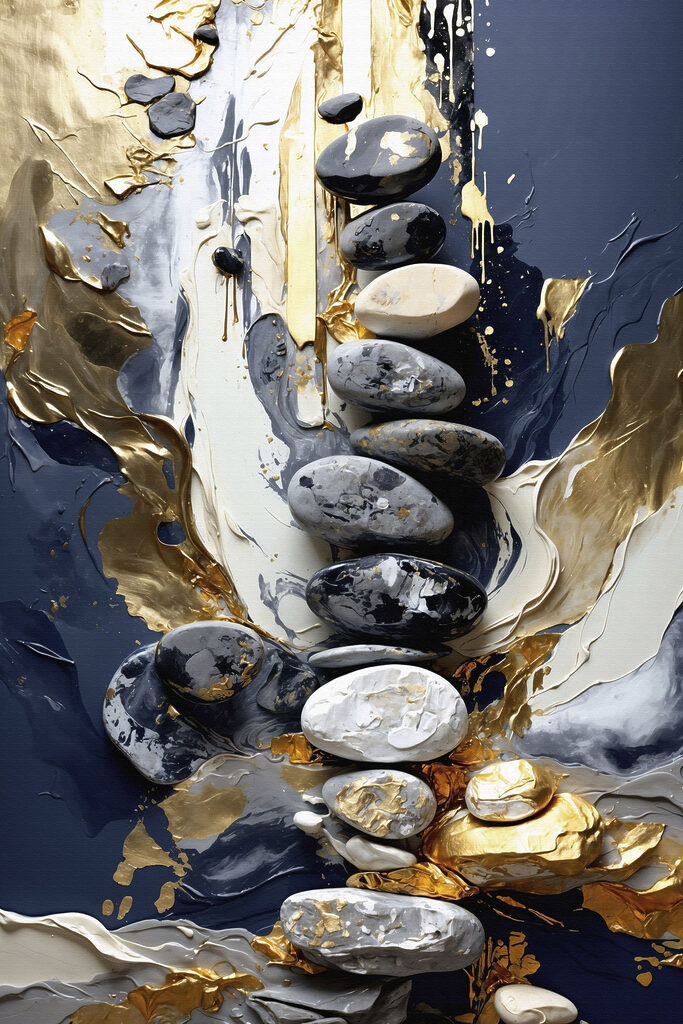 Group of rocks stacked on top of each other Group of rocks stacked on top of each other