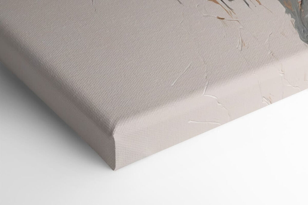 Painting of flowers on a white surface Painting of flowers on a white surface