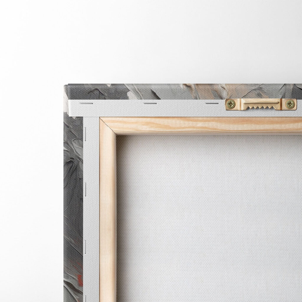 Painting of flowers on a white surface Painting of flowers on a white surface