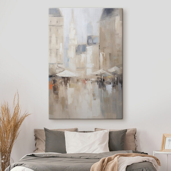 Painting of a city