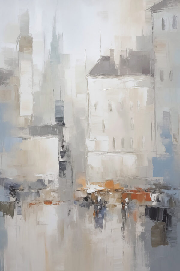 Painting of a building Painting of a building