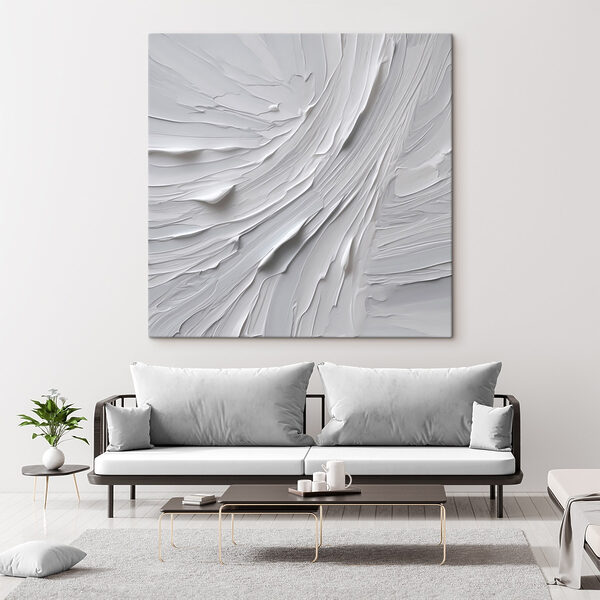 Soft waves of textured paint strokes