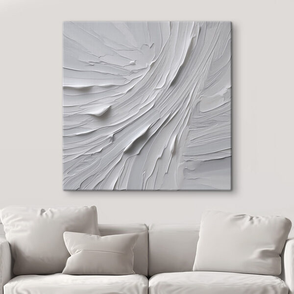 Soft waves of textured paint strokes
