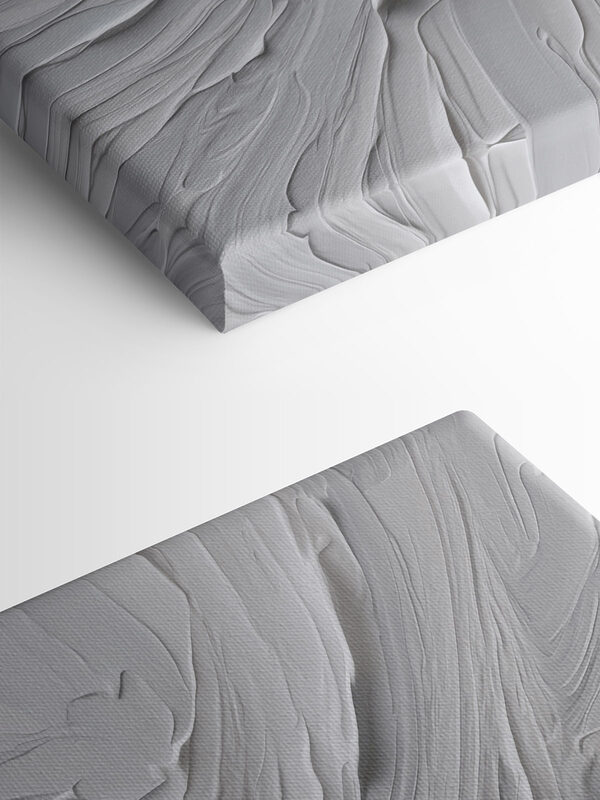 Soft waves of textured paint strokes