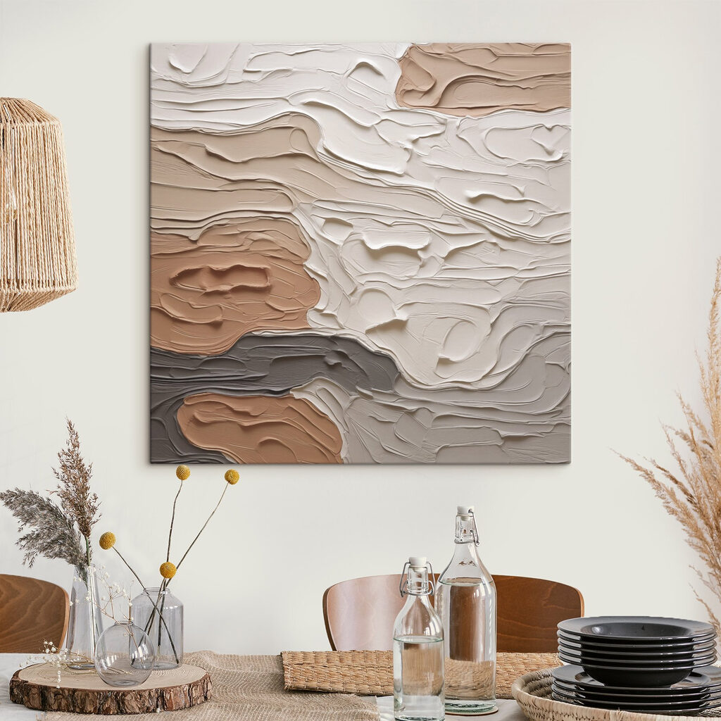Natural tones in textured layers