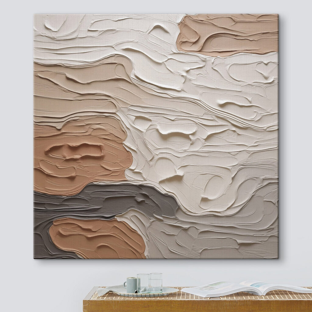 Natural tones in textured layers
