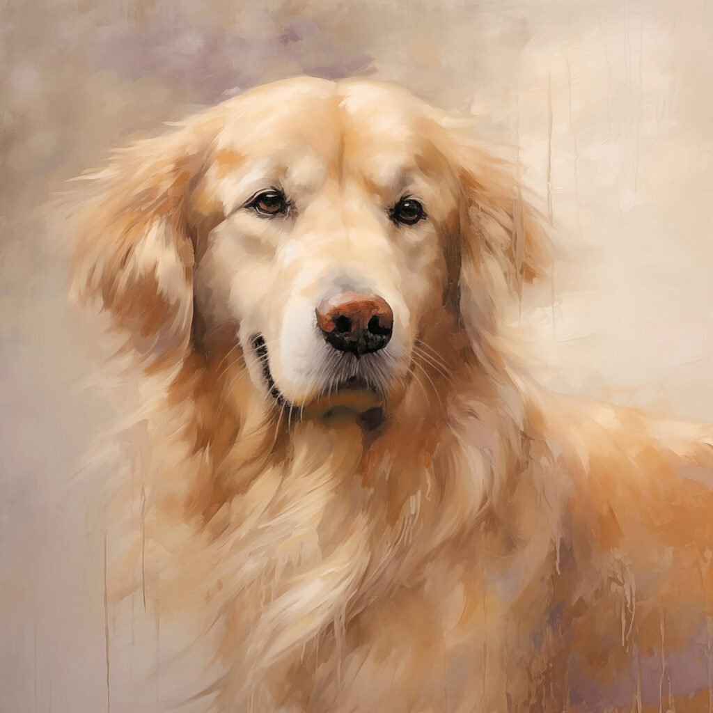 Happy pup with soulful eyes